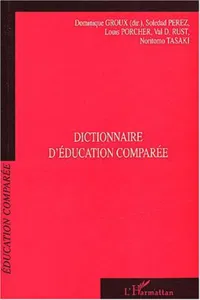 Dictionnaire d'éducation comparée_cover