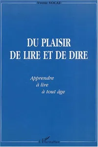 DU PLAISIR DE LIRE ET DE DIRE_cover