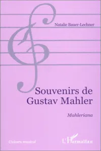 SOUVENIRS DE GUSTAV MAHLER_cover