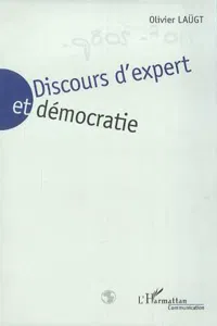 DISCOURS D'EXPERT ET DEMOCRATIE_cover