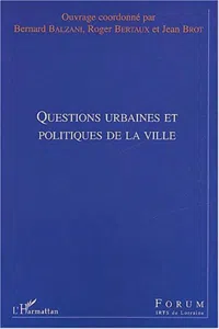 QUESTIONS URBAINES ET POLITIQUES DE LA VILLE_cover