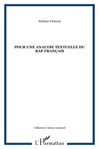 POUR UNE ANALYSE TEXTUELLE DU RAP FRANÇAIS_cover