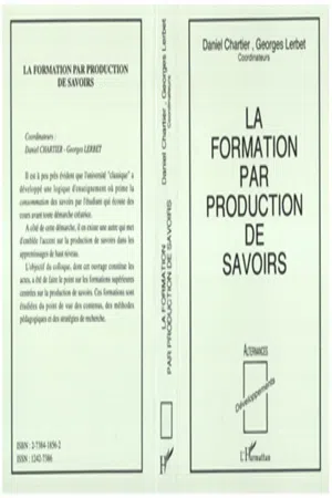 La formation par production de savoirs