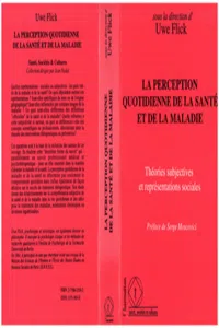 La perception quotidienne de la santé et de la maladie_cover