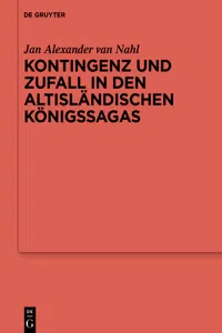 Kontingenz und Zufall in den altisländischen Königssagas_cover