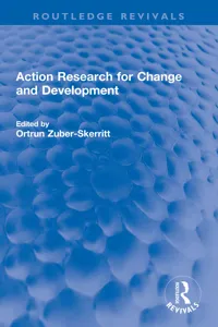 Action Research for Change and Development_cover