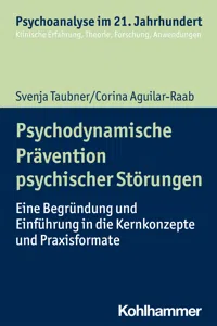 Psychodynamische Prävention psychischer Störungen_cover