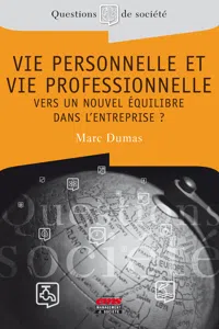 Vie personnelle et vie professionnelle_cover