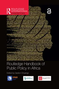 Routledge Handbook of Public Policy in Africa_cover