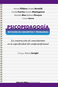 Psicopedagogía: revisión de conceptos y problemas_cover