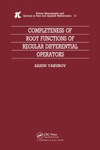 Completeness of Root Functions of Regular Differential Operators_cover