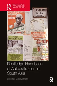 Routledge Handbook of Autocratization in South Asia_cover