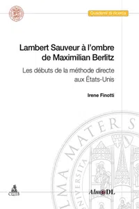 Lambert Sauveur à l'ombre de Maximilian Berlitz_cover