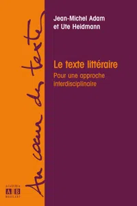 LE TEXTE LITTERAIRE_cover