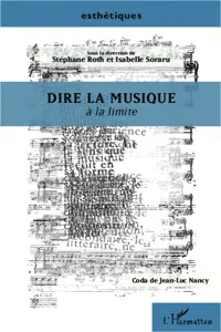 Dire la musique_cover