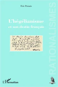 L'hégélianisme et son destin français_cover