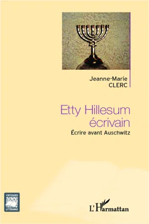 Etty Hillesum écrivain