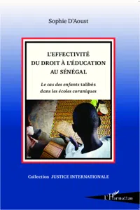 L'effectivité du droit à l'éducation au Sénégal_cover