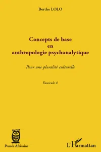 Concepts de base en anthropologie psychanalytique_cover