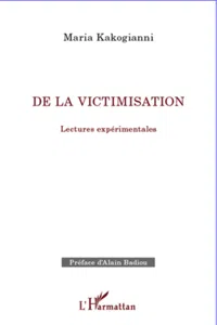 De la victimisation_cover