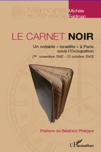 Le carnet noir_cover