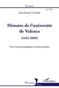 Histoire de l'université de Valence_cover