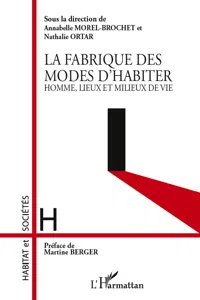 La fabrique des modes d'habiter_cover