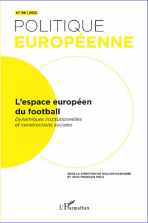 L'espace européen du football