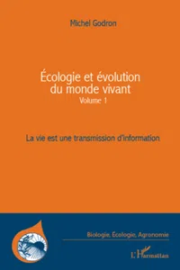 Ecologie et évolution du monde vivant_cover