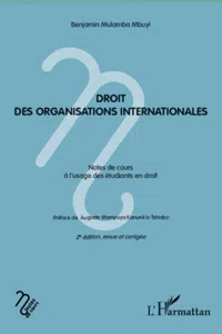 Droit des organisations internationales_cover