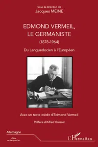 Edmond Vermeil, le germaniste_cover