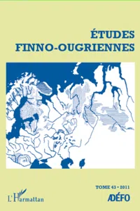 Etudes finno-ougriennes_cover