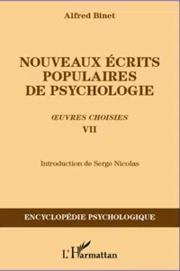 Nouveaux écrits populaires de psychologie_cover