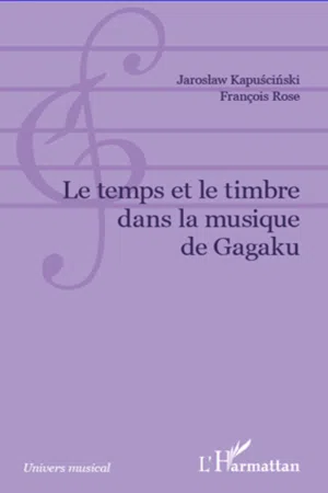 Temps et le timbre dans la musique de Gagaku