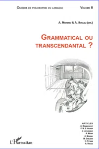 GRAMMATICAL OU TRANSCENDANTAL_cover