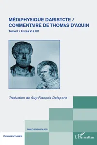 Métaphysique d'Aristote/ Commentaire de Thomas d'Aquin_cover