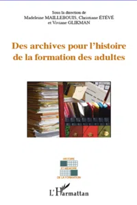 Archives pour l'histoire de la formation des adultes_cover