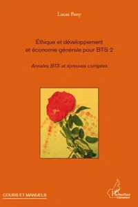 Ethique et développement et économie générale pour BTS 2_cover