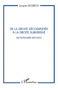 De la droite décomplexée à la droite subversive_cover