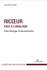 Ricoeur face à l'analogie_cover