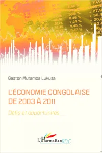 L'économie congolaise de 2003 à 2011_cover