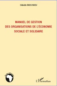 Manuel de gestion des organisations de l'économie sociale et solidaire_cover