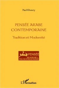 Pensée arabe contemporaine_cover