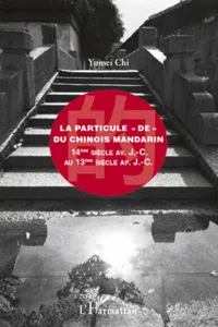 La particule "de" du chinois mandarin_cover