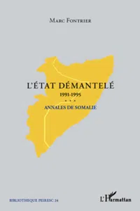 L'Etat démantelé 1991-1995_cover