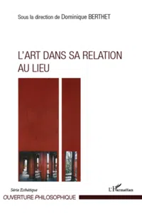 L'Art dans sa relation au lieu_cover