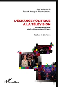 L'échange politique à la télévision_cover