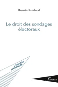 Le droit des sondages électoraux_cover