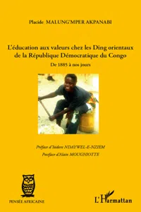 L'éducation aux valeurs chez les Ding orientaux de la République Démocratique du Congo_cover