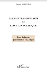 Paramètres humains de l'action politique_cover